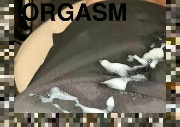 gigantisk, masturbation, orgasm, cumshot, avrunkning, juckande, kåt, sperma