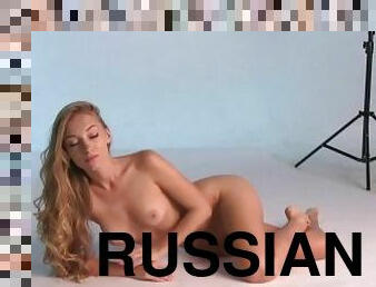 russo, adolescente, loira, engraçado, deslumbrante, erotico, tetas-pequenas