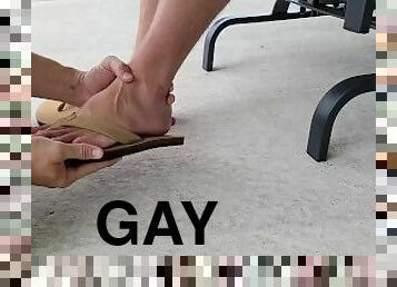 gay, pieds