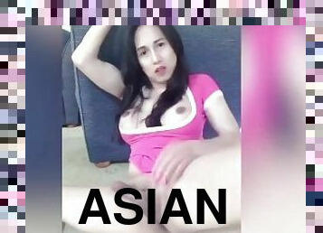 asiatique, cul, gros-nichons, masturbation, transsexuelle, amateur, babes, ejaculation-sur-le-corps, ladyboy, secousses