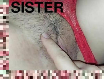 gros-nichons, chatte-pussy, amateur, indien, culotte, naturel, sœur, rasé, tabou, humide