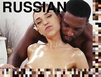 Romantic Sex For Small Tits Russian Beauty With Big Black Dick - Elena Vedem