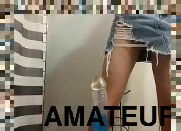 amatör, anal, gigantisk-kuk, transa, första-gången, blond, dildo, ensam, smärta, kuk