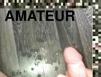 énorme, amateur, ejaculation-sur-le-corps, ejaculation, massive