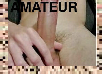 masturbation, amateur, ejaculation-sur-le-corps, gay, branlette, secousses, ejaculation, solo, boules, minet