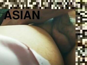 asiatique, masturbation, amateur, énorme-bite, branlette, collège, ejaculation, mignonne, solo, bite
