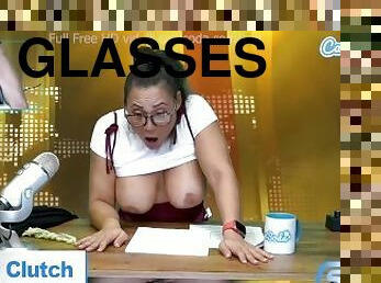 tetas-grandes, gafas, masturbación, orgasmo, coño-pussy, adolescente, juguete, latino, estrella-del-porno, webcam