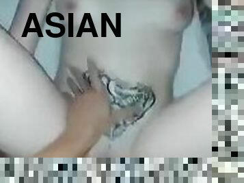 asiatisk, store-patter, kæmpestor-pik, hardcore, hindu, creampie, amerikansk, penge, hvid, tatovering