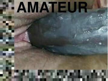 clito, masturbation, chatte-pussy, amateur, jouet, belle-femme-ronde, salope, gode, vagin, fétiche