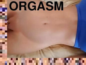 masturbation, orgasm, kvinnligt-sprut, brudar, tonåring, fingerknull, dildo, fetisch, ensam