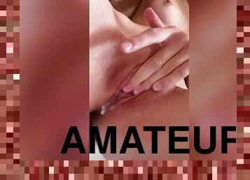 masturbation, orgasme, chatte-pussy, écolière, amateur, babes, ados, maison, doigtage, collège