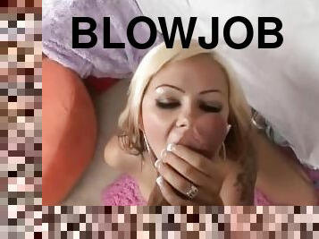 Fake Tits Red Head JULIA BOND Ardently POV Facial Blowjob
