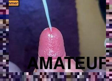 énorme, masturbation, amateur, ejaculation-sur-le-corps, énorme-bite, ados, hardcore, point-de-vue, solo, bite