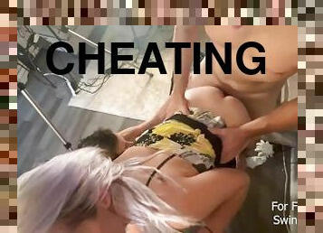Cheating Wife has Foursome with FetSwingers