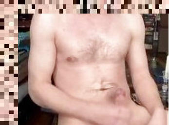 masturbación, amateur, chorro-de-corrida, gay, paja, pajeándose, rubia, fetichista, a-solas, gay-joven