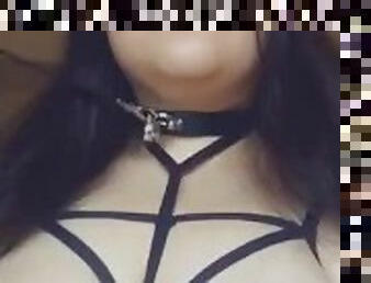 asiatique, gros-nichons, amateur, bdsm, lingerie, fétiche, solo, bondage, brunette, vampire