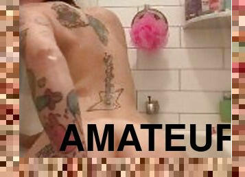 bad, masturbation, amatör, anal, milf, leksak, tight, petit, dusch, ensam