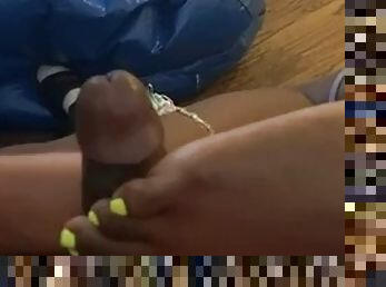 IG Foot Model Ebony Footjob