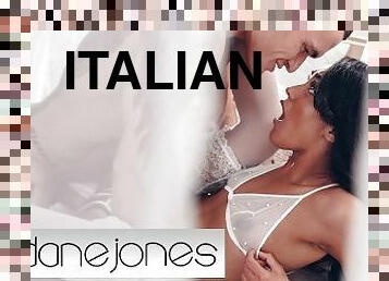 Dane Jones Petite Italian teen Capri Lmonde passionate hardcore sex with older lover
