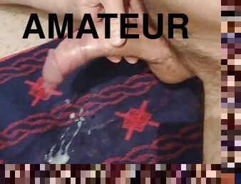 énorme, masturbation, amateur, mature, ejaculation-sur-le-corps, énorme-bite, gay, branlette, secousses, ejaculation