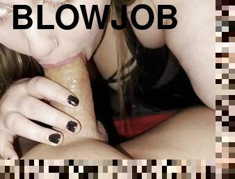 BBW Blowjob and SWALLOW at the Sex Club!