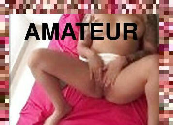 groß-titten, masturbieren, muschi, dilettant, babe, junge, dad-girl, geile, perfekt, petite