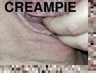 Nikki Belle's Showing Her BBC Creampie