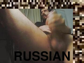 pai, masturbação, russo, amador, tiro-ao-alvo, gay, punheta, penetração-de-braço, ejaculação, webcam