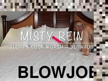 Misty Rein Sloppy Cock Worship Blowjob Preview