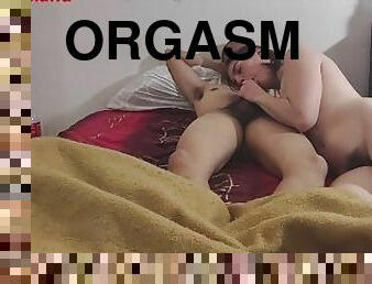 orgasme, amatør, blowjob, fransk, par, føtter, utrolig