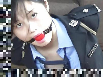 Chinese Policewoman Bondage2