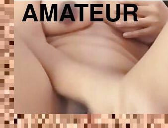 masturbation, amateur, jouet, latina, point-de-vue, jeune-18, webcam, gode, solo