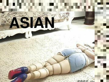 asiatique, japonais, bdsm, fétiche, bondage, brunette