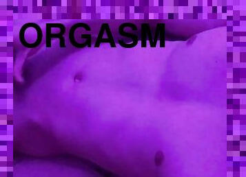Solo guy hot moans and masturbates until body shaking orgasm - Big Cumshot