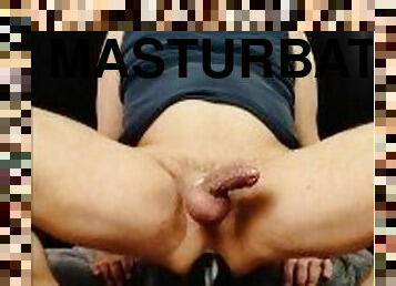 gigantisk, masturbation, anal, gay, sprut, europeisk, euro, dildo, fetisch, ensam