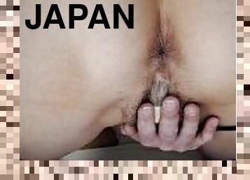 asiático, amador, anal, maduro, brinquedo, japonesa, massagem, fetiche, sozinho