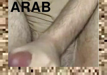 Arab boy sissygasming and has a double orgasm