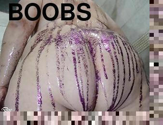 VioletWitchy BBW Oil and Glitter, Shinny Fat Curves