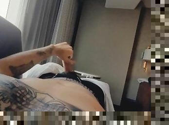 Hotel Fun Jerking off with Sexy Voice and Moaning