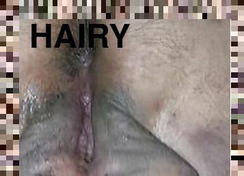 grosse, poilue, masturbation, chatte-pussy, amateur, jouet, belle-femme-ronde, solo, humide