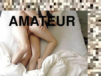 cul, amateur, énorme-bite, ados, ejaculation-interne, américaine