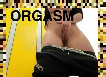 storatuttar, hårig, masturbation, orgasm, publik, fitta-pussy, amatör, naturlig, fetisch, gym