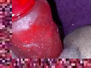 Massive Red Devil Dildo mmmm