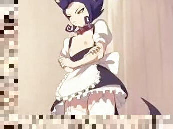 Trap cosplays the maid wolf