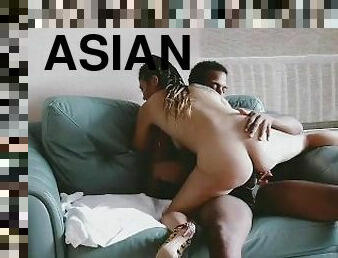 asiatique, fête, femme, énorme-bite, milf, pornstar, gangbang, brunette, bite, dure