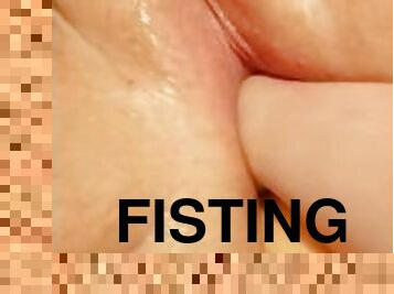 fisting, pussy, amatør, milf, leke, bbw, pov, britisk, dildo