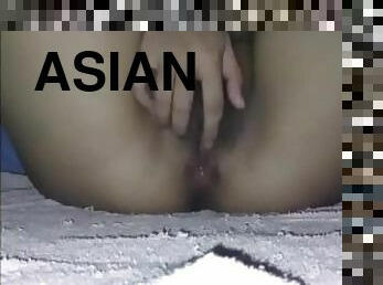 asiatisk, onani, orgasme, amatør, skønheder, fingering, første-gang, solo, fillipinsk, jomfru-virgin