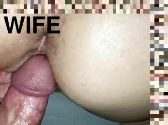 pappa, svær, pussy, kone, cumshot, stor-pikk, milf, mamma, cum, knulling-fucking