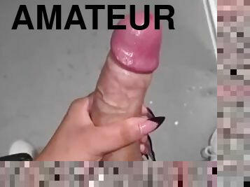 masturbation, public, amateur, énorme-bite, branlette, britannique, douche, salle-de-gym, bite