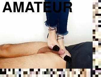 amateur, esclave, pieds, fétiche, domination